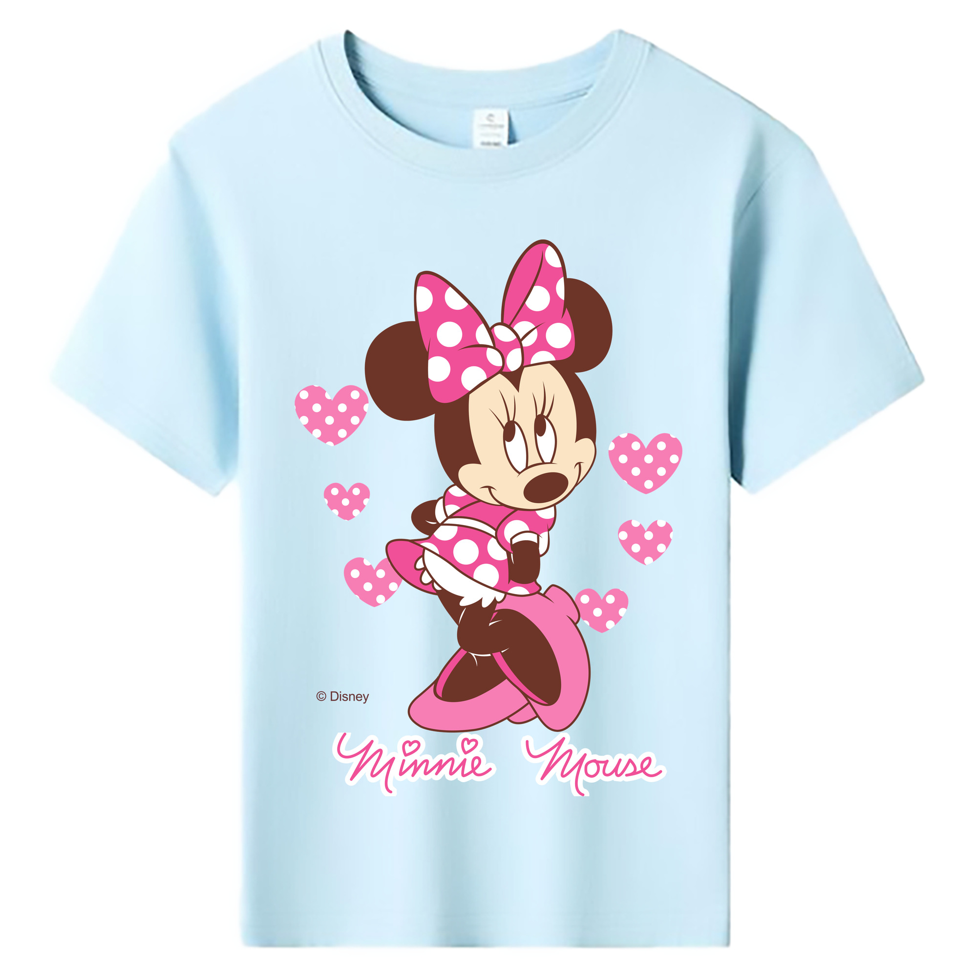 ミッキーマウス Mickey Mouse 綿100％キッズTシャツ（フロントプリント）